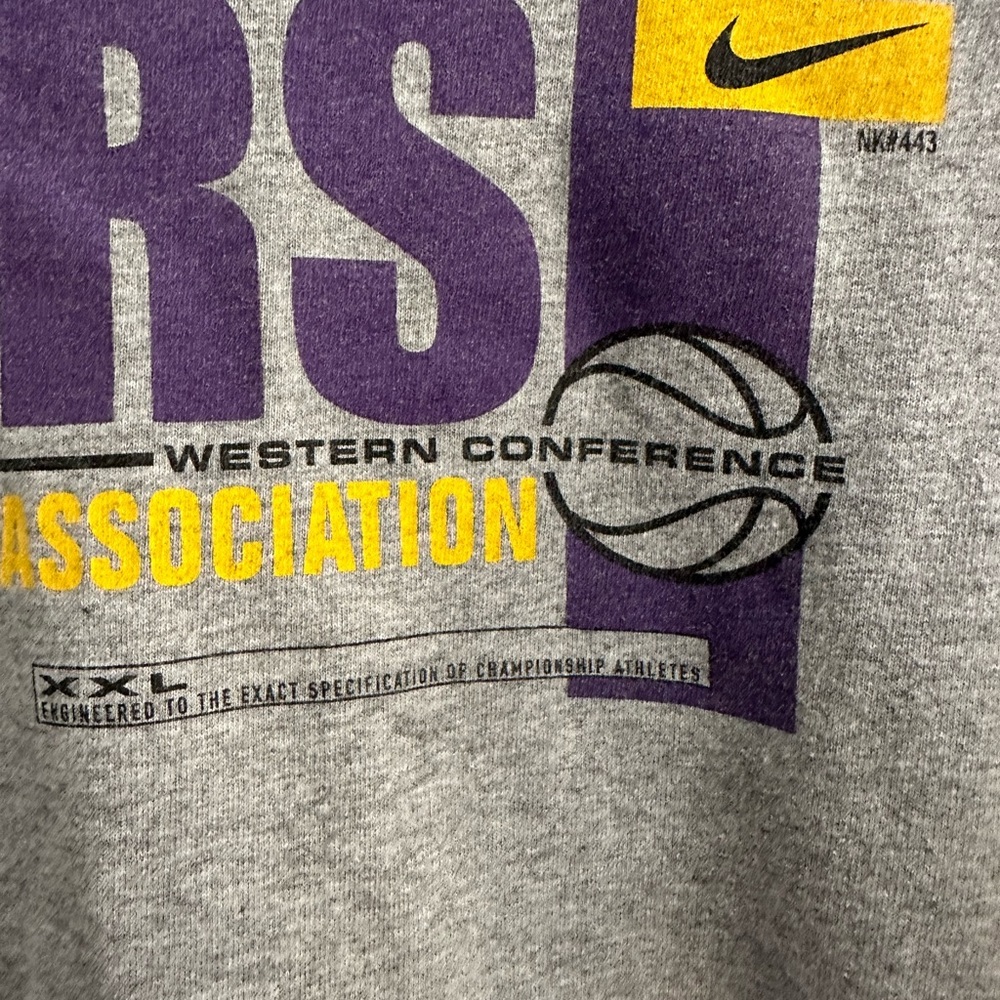Y2K Los Angles Lakers T-Shirt by Nike XXL - Picture 5 of 6